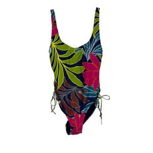 Vince Camuto Women's Tropical-Print One-Piece Swimsuit size 8 NWT